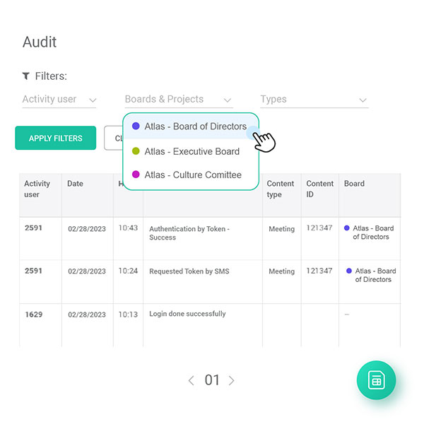 Audit trail