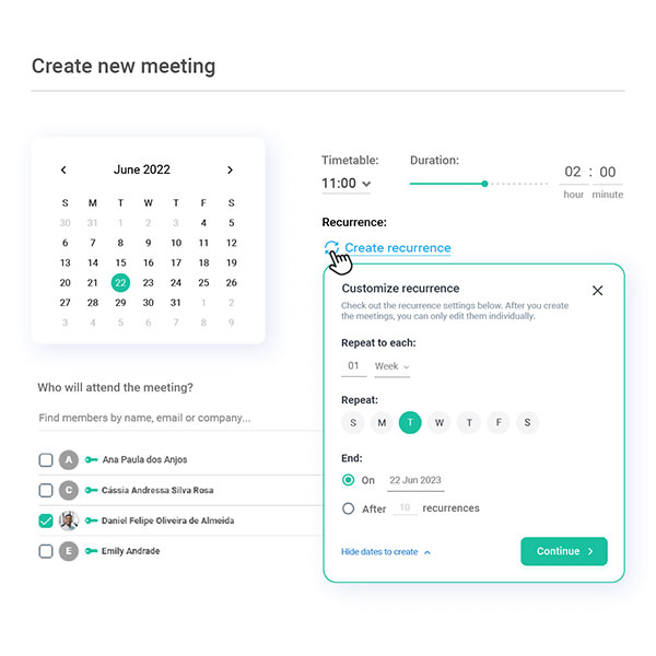 Atlas Gov - Create and call meetings in less than 3 minutes