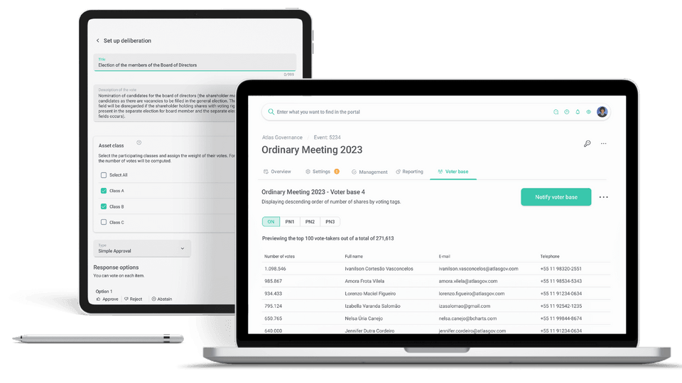 Atlas AGM The ideal General Meeting software for any type of entity